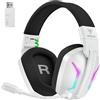 WESEARY Cuffie da gioco wireless WESEARY con microfono, compatibili con PS5, PS4, PC, Switch e Mac