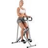 Sunny Health & Fitness, tapis roulant e vogatore multifunzione pieghevole per esercizi di squat e vogata