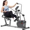 Sunny Health & Fitness Cyclette reclinata smart per l'allenamento di tutto il corpo, marca Sunny Health & Fitness