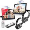 Pyle Lettore DVD Pyle per auto - 2 monitor da 9,4" (24 cm) per poggiatesta, ideali per i sedili posteriori - con ingresso HDMI