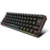 KROM KYARA - Tastiera da gioco meccanica RGB, con Bluetooth 5.0, 2,4 GHz e USB. (Prodotto per il mercato tedesco)