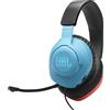 JBL Quantum 100N, cuffie gaming over-ear cablate con microfono removibile