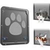 NAMSAN Porta per animali domestici NAMSAN, zanzariera con finestra, porta per gatti, porta con zanzariera