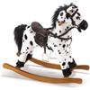Bayer Chic 2000: Cavallino a dondolo Carlotta, con effetti sonori, in peluche, altezza 46 cm