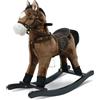 Bayer Chic 2000® Cavallino a dondolo Joe | Con effetti sonori | Marrone scuro