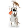 Wintem Albero per gatti Wintem, altezza 170 cm, con cuccia per gatti, struttura per il gioco, area giochi e tiragraffi