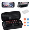 Retrogame Kit Protezione 10 in 1 Compatibile con N Switch 2 2025 | Custodia da Trasporto, Cover Rigida Trasparente, Vetro Temperato, 12 Schede di Gioco, 6 Coprilevette