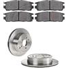 HOFFCAR KIT FRENI POSTERIORI compatibile con CHEVROLET CAPTIVA - DISCHI + PASTIGLIE OEM: FDB1935 | 17764 |SOSTITUZIONE DIRETTA|BASSA POLVERE|SILENZIOSO