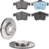 HOFFCAR KIT FRENI ANTERIORI compatibile con FIAT 500L (351,352) - DISCHI + PASTIGLIE OEM: FDB5020 | 18234 |SOSTITUZIONE DIRETTA|BASSA POLVERE|SILENZIOSO