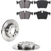 HOFFCAR KIT FRENI POSTERIORI compatibile con LAND ROVER RANGE ROVER EVOQUE (L538) - DISCHI + PASTIGLIE OEM: FDB4927 | 18488 |SOSTITUZIONE DIRETTA|BASSA POLVERE|SILENZIOSO
