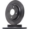 Brembo 2x BREMBO Disco freno Posteriore Ø253mm Altezza: 40mm Spessore: 12mm pieno 08.D566.11 Compatibilità con FORD Fiesta Mk7 Hatchback Fiesta Mk7 Van