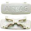 Inovey Cappuccio Del Pilastro Dell'Interno Dell'Auto A/B/C Airbag Emblem Trim Cap 3C0853437C 1K8853437 5G0853437 Compatibile Con Vw Golf 5 6 Gti Jetta Mk5 A5 A6 Passat Cc B6 B7 -bianco