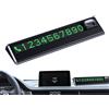 Generic Carta di parcheggio temporanea temporanea del numero di telefono 'automobile Glow Dashboard Car Temporary Car Parking Plate Phone Number Plate