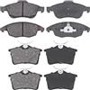 HOFFCAR KIT PASTIGLIE FRENO ANTERIORI E POSTERIORI compatibile con Alfa Romeo 147 | PASTIGLIE FRENANTI AUTO OEM FDB1134 ; FDB1052 ; FDB1299,FDB1349 | SOSTITUZIONE DIRETTA | BASSA POLVERE | SILENZIOSO