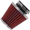 Evermotor Universal Rosso Filtro aria a doppio strato in acciaio per moto quad Scooter ATV Quad 34mm 35mm 36mm