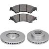 HOFFCAR KIT FRENI ANTERIORI compatibile con FORD RANGER (TKE) - DISCHI + PASTIGLIE OEM: FDB4832 | DSK3009, SDK6754 |SOSTITUZIONE DIRETTA|BASSA POLVERE|SILENZIOSO