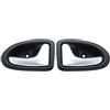 JKNONCBSG Maniglia Porta Interna Manopole per Maniglie per Porte Interne Auto per Clio 2000 2001 2002 2003 2004 2005 2006 2007 2008 2009