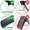WANSONGHUI Coprivolante Coprivolante Per Auto In Pelle Per MINI Per Cooper Per R56 Per Clubman Per Countryman Per Clubvan Per Coupe Accessori Auto Coprivolante Auto Copri (Colore : Nero)