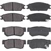 HOFFCAR KIT PASTIGLIE FRENO ANTERIORI E POSTERIORI compatibile con HYUNDAI i20 (GB,IB) | PASTIGLIE FRENANTI AUTO OEM FDB4623,FDB4833 | SOSTITUZIONE DIRETTA | BASSA POLVERE | SILENZIOSO