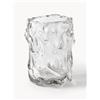 Ferm Living Vaso in vetro soffiato Virelle, alt. 24 cm - Trasparente