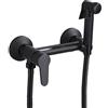 FQYEP Doccetta Per Wc Bidet Doccetta Doccino Per Bidet Acqua Calda E Fredda Miscelatore Bidet Tutto In Rame girare nero