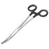 Sconosciuto Pinze da pesca Hemostat Bloccaggio Durevole In Acciaio Inox Durevole Blocco Punta Curva Per Pesca Campeggio Con Copertura In Gomma 18 cm