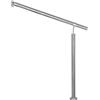 V2Aox Ringhiera Parapetto Corrimano Scala Acciaio Inossidabile Lunghezze Scelta VA2ox, Lunghezza:120 cm