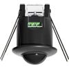 SEBSON Mini Sensore di Movimento Interno, Portata 6m/360°, LED 400W | programmabile, Sensore PIR Infrarossi, Rilevatore Ø50x66mm, Foro d'Incasso Ø40-42mm, Montaggio a Soffitto da Incasso, 3 Fili
