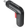Fanttik L1 Pro - Cacciavite a batteria con 14 punte, schermo digitale, Li-Ion 2000 mAh, 1/4 ''esagonale, 6 impostazioni di coppia 0,5-6 N.m, velocità variabile, LED anteriore, grigio
