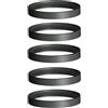 ALLINOX Kit Guarnizioni 5 Pz Anello In Silicone Per Canna Fumaria Tubo Stufa a Pellet o Camino (DN 100)