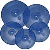 QUARKZMAN 5pz Muti Piatti Set 14/16/18/20 Basso Volume con Borsa Blu | Esercitazione Piatti