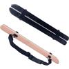 yinfente Custodia leggera in fibra di carbonio per violino, viola, violoncello, archetto con cinghia regolabile, colore rosa, 2 pezzi