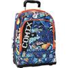 COMIX BRIGHT - Zaino Scuola Trolley per Bambini e Ragazzi, Maniglia Regolabile, Spallacci Imbottiti e Regolabili, Ruote Ø 90 mm Sostituibili, Fondo Preformato Impermeabile, 36x47Hx23 cm