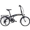 Denver Bicicletta Pieghevole, Nero Opaco, Unisex, 20