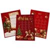Home Tresor Strofinacci Cucina Natalizi con Calendario 2027 Set di Asciugamani Cucina Natale Canovacci Asciughini 50x70 cm, Fantasie Assortite Set 3 Pezzi