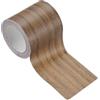 PATIKIL Pellicole Adesive Legno Autoadesivo 4,57M x 5,7cm Carta Adesiva per Mobili Legno Riparazione Pellicola Autoadesiva Effetto per Pavimenti Porte Tavoli Sedie Armadi, Quercia Scura
