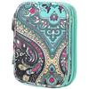 Generic Borsa organizer vuota con cerniera, custodia per uncinetti, kit di attrezzi per uncinetto (C)