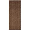Floordirekt Tappeto passatoia Tessaro, robusto con motivo a imbracature sottili, per cucina, corridoio e soggiorno, antiscivolo, facile da pulire e antistatico (80 x 200 cm, marrone)