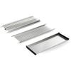 Gresinex - Scolapiatti in acciaio inox per mobile da cucina - Vassoio per raccolta acqua, supporto per piatti e bicchieri - Installazione in modulo 60, 80, 90 cm (modulo 60 (580 x 234 mm))