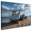 MuchoWow© Quadri Moderni Soggiorno Poster Da Parete Decorazioni Muro | 30x20 cm - Salotto Quadro Grande Foto Stampe Su Tela Camera Da LettoBarche - Spiaggia - Mare - Sabbia - Stile Marino - Natura