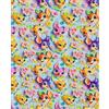 Generico Jersey tessuto elasticizzato 95% cotone 5% elastan, Jersey di cotone bambini, tessuto elasticizzato al metro, stoffa elasticizzata, maglina elastica al metro 100 cm x 150 cm, (Cerbiatti)