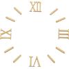 PATIKIL Kit Numeri Orologio 0.98 Pollici Numeri Romani/barre Verticali | Per Sostituzione Parti Numeri Orologio Digitale Fai Da Te, Accessori Numeri Orologio Autoadesivi, In Legno