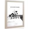 rahmengalerie24 Cornice per foto in alluminio con vetro antiriflesso - Dimensione dell'immagine 80x120 cm - Larghezza del listello 30 mm