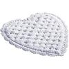BIANCHERIAWEB Tappeto Bagno Doccia Spugna Tappetino Assorbente Cotone Pelo Corto MOD. Giulietta Giulietta Bianco
