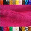 Fabrics-City rosa tessuto pelliccia sintetica a pelo lungo, finta di shaggy morbida per capi, giacche, accessori moda, imitazione donna e uomo, 2630