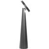 Zafferano, Lampada Angelina, Lampada da Tavolo Ricaricabile e Senza Fili con Controllo Touch e con Testa Orientabile, Adatta per Interni, Dimmer, 2200-3000 K, Altezza 26 cm, Colore Nero