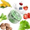 MEIQJIE Purificatori per Frutta e Verdura, Pulitore a Ultrasuoni (Verde) | 4 modalità, 3600 mAh, Impermeabile, Utilizzabile nei Lavelli Della Cucina o per Lavare la Frutta all'Aperto