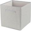 Compactor Scatole per Armadio 31x31x31 cm - Organizer Portaoggetti in Tessuto Grigio - Scatole Armadio per Biancheria, Accessori e Abbigliamento