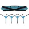 URPIZY Kit ricambi Cecotec per Conga 7490,8290 Immortal Home per robot aspirapolvere X-Treme Ultra Power, 1 spazzola a rullo, 4 spazzole laterali