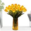 Zizhiou Luce Tulipani Radiante Romantica, 15 Pezzi Fiori Artificiali LED Lampeggianti, Lampada Notturna Ambientale Portatile, Decor Casa Soggiorno Camera Da , Tavolo Comodino Ufficio Regalo Festa Della
